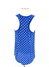 Womens Size Small Tank Top By Joie With Boat Steering Wheels (Helms) 100% Silk - RealThreads